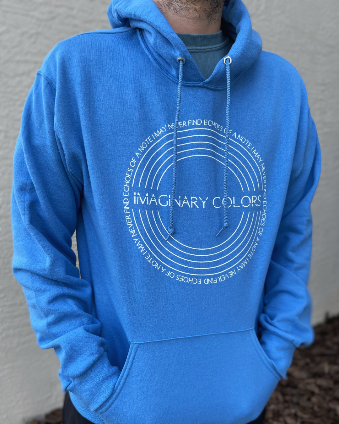 Echoes Hoodie - Col Blue